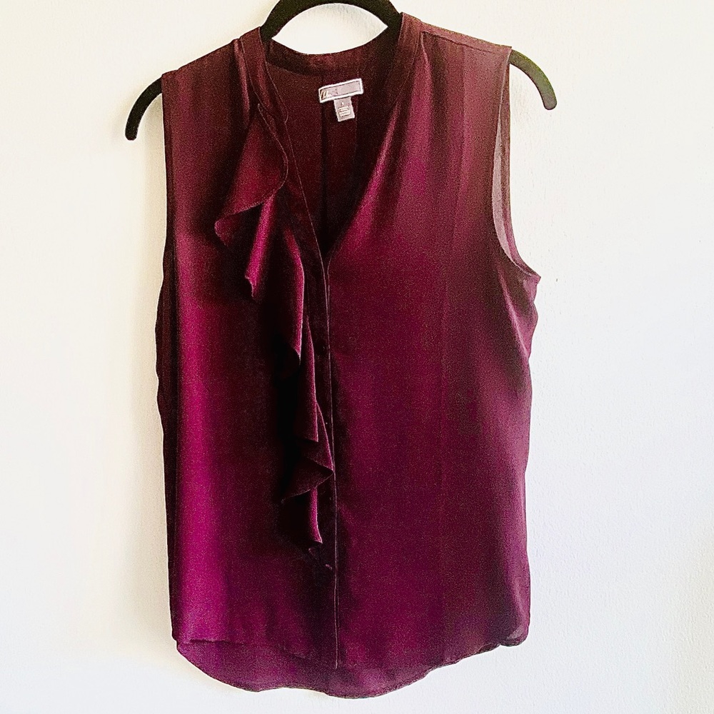 Chelsea28 Maroon Tank Top